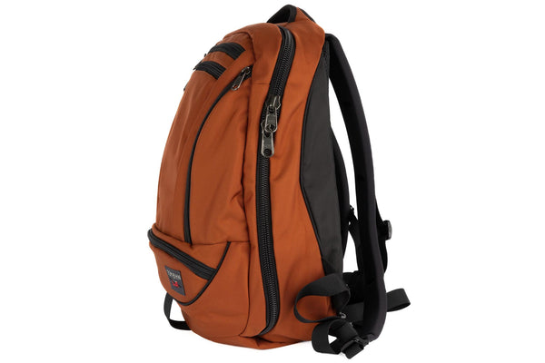 Side profile of Synik 22 in Burnt Orange Ballistic